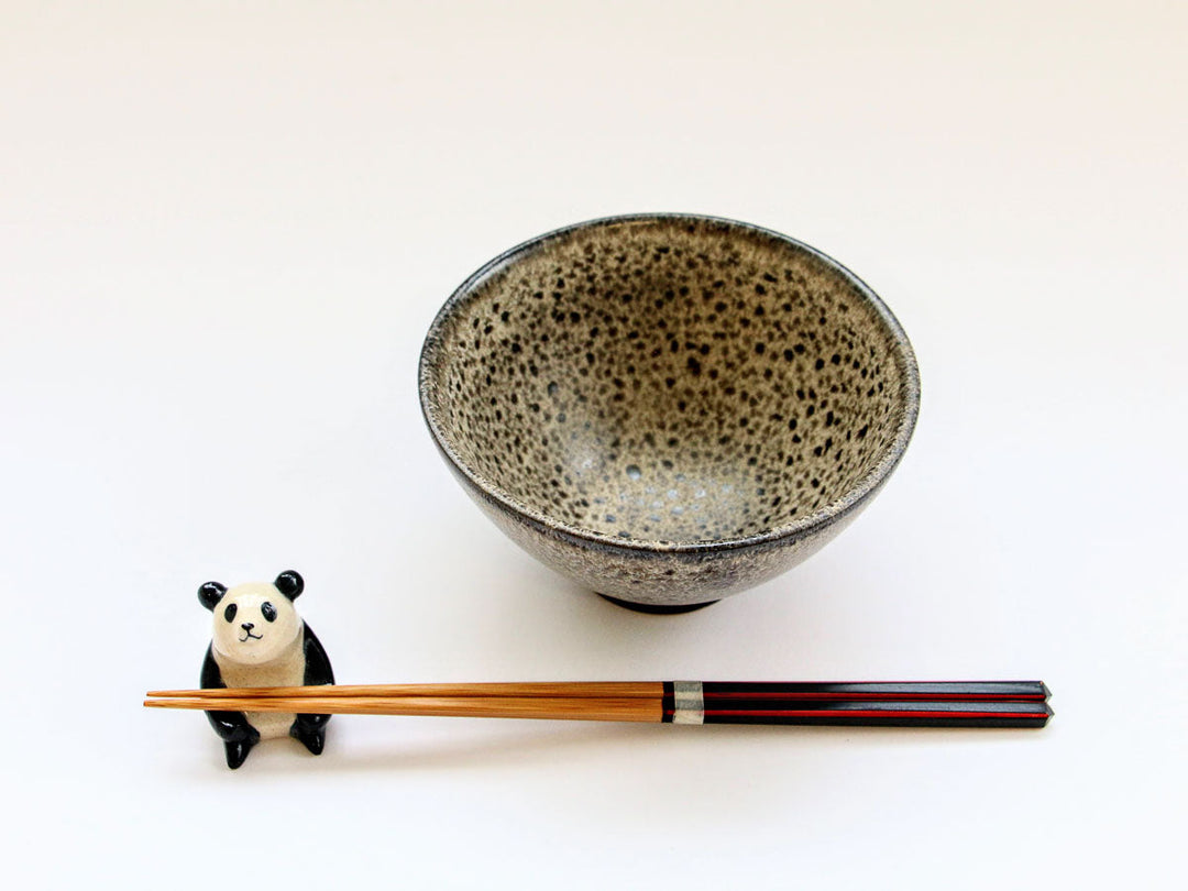 Temmoku Two-Tone Rice Bowl - Crafted By Seitouen