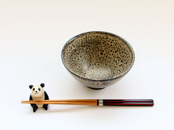 Temmoku Two-Tone Rice Bowl - Crafted By Seitouen