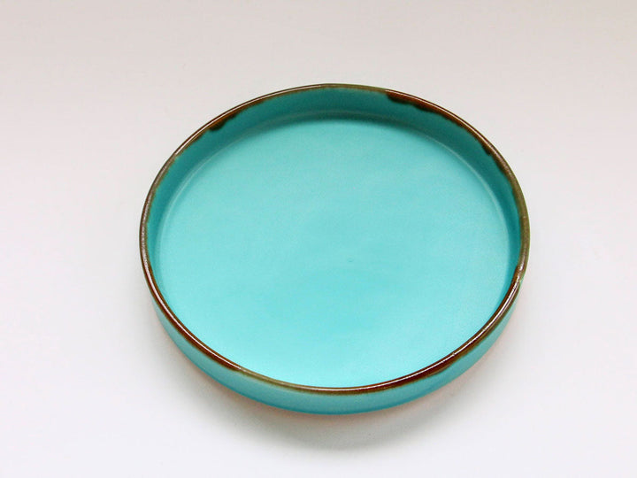 Turquoise Flat Plate (Extra Large) - Crafted By Chojuro Kiln