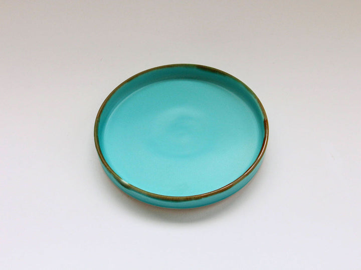 Turquoise Flat Plate (Large) - Crafted By Chojuro Kiln