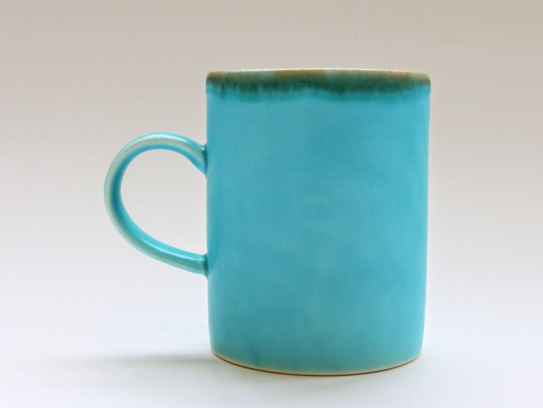 Turquoise Straight Mug - Crafted By Chojuro Kiln