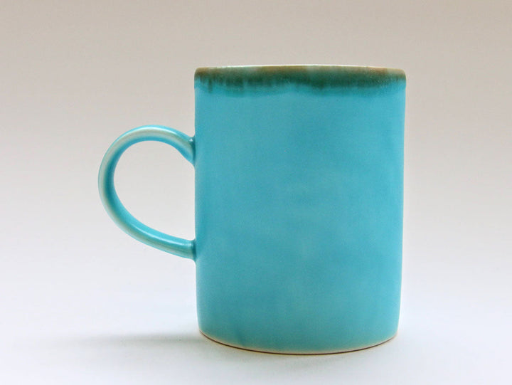 Turquoise Straight Mug - Crafted By Chojuro Kiln