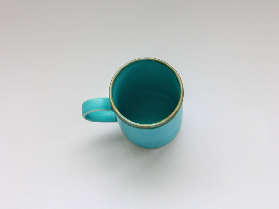 Turquoise Straight Mug - Crafted By Chojuro Kiln