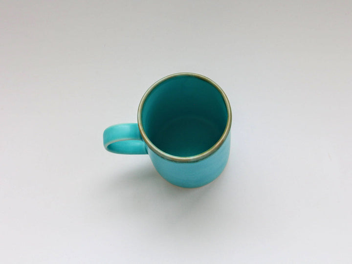 Turquoise Straight Mug - Crafted By Chojuro Kiln