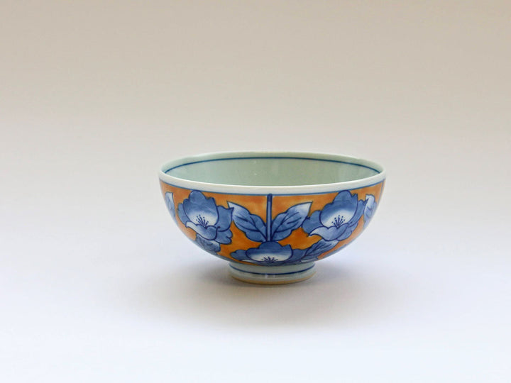 Kinzan Yellow Round Rice Bowl (Large) - Crafted By Tasho Pottery