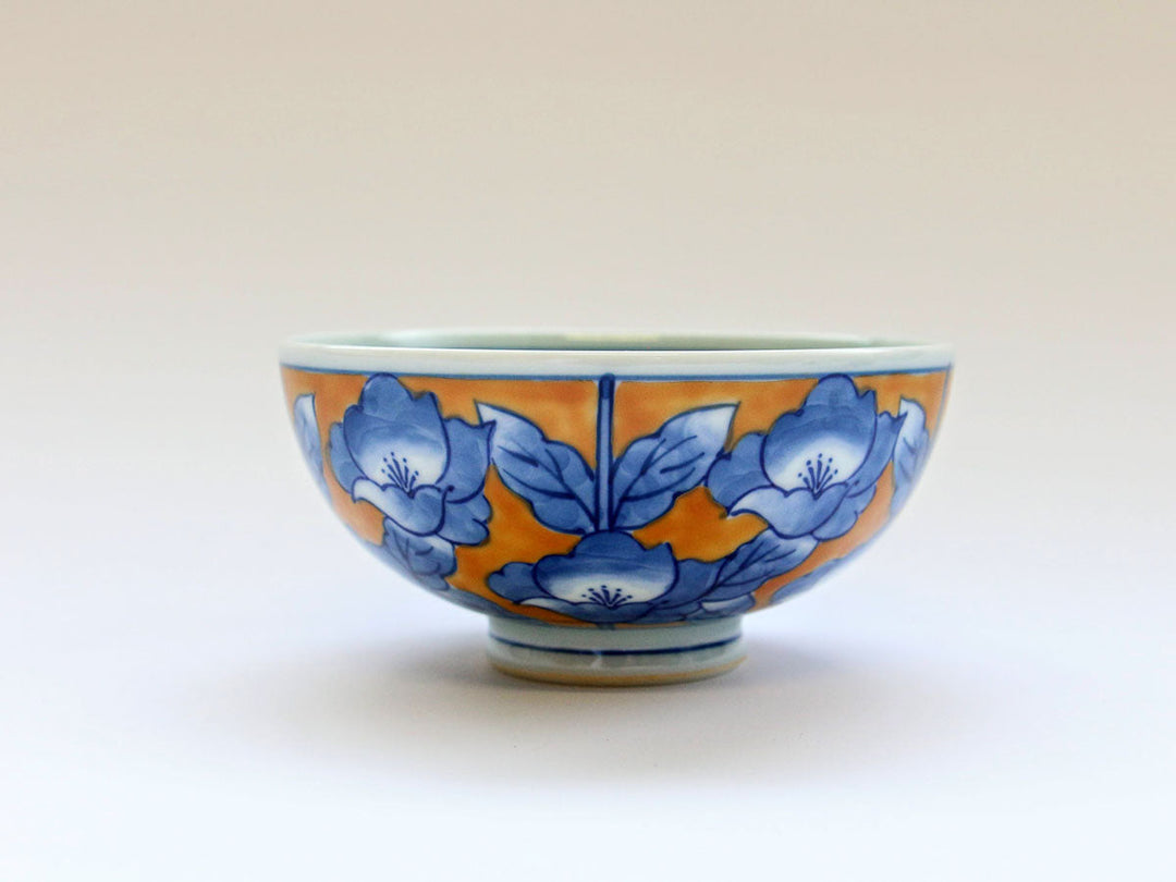 Kinzan Yellow Round Rice Bowl (Large) - Crafted By Tasho Pottery