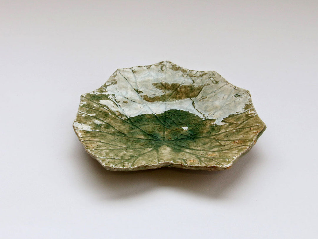 Vidro Lotus Leaf Plate (Small) - Crafted By Nobumasa Kiminami