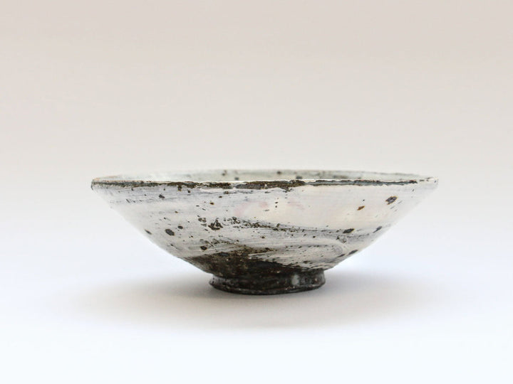 Brush Pattern 5.5-Inch Shallow Bowl - Crafted By Takuya Ohara