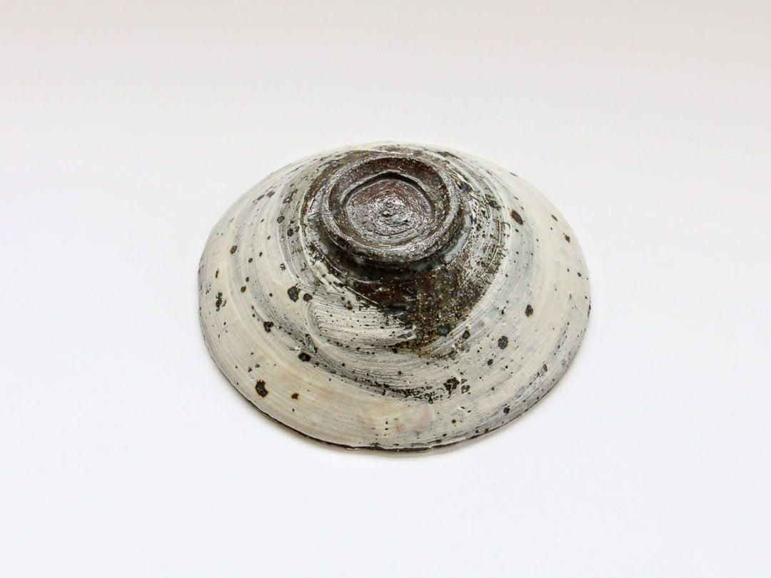 Brush Pattern 5.5-Inch Shallow Bowl - Crafted By Takuya Ohara