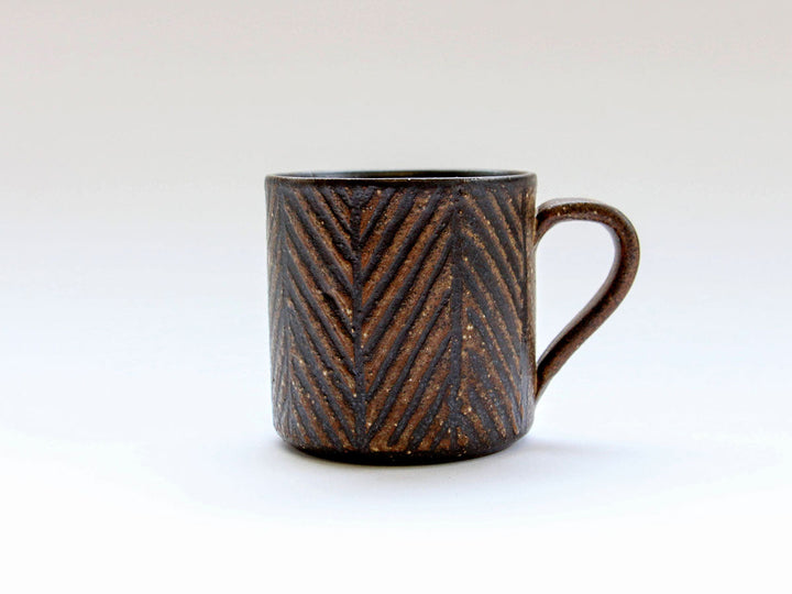 Herringbone Karatsu Mug - Crafted By Seitoen