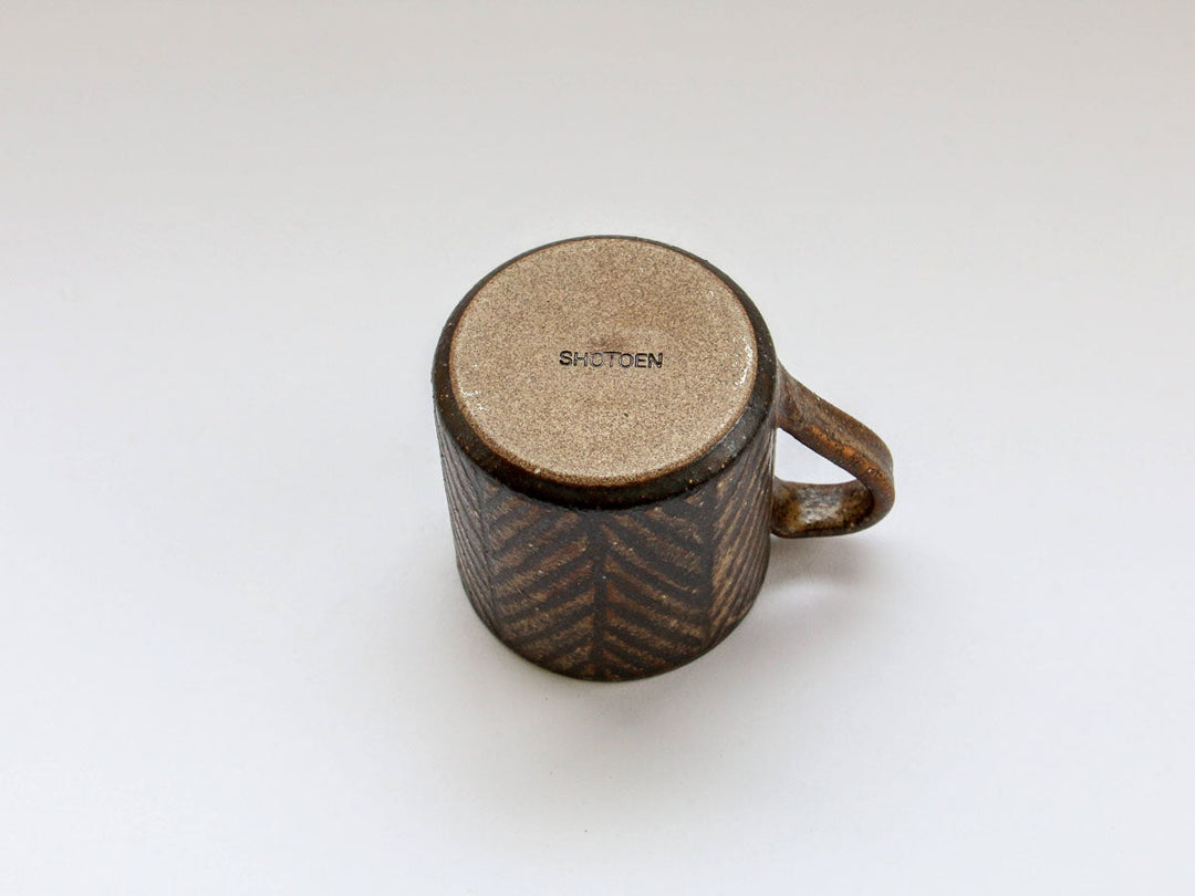 Herringbone Karatsu Mug - Crafted By Seitoen