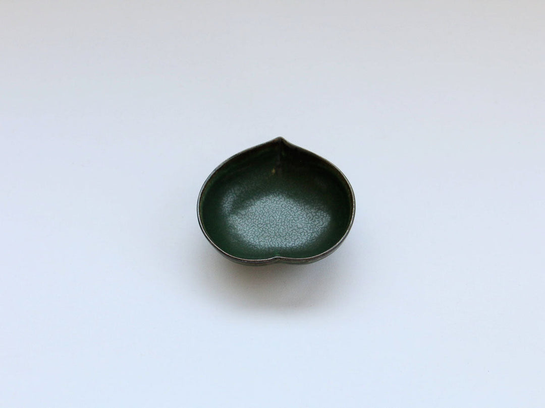 Peach Small Bowl with Green Rim Glaze - Crafted By Koyo Kiln