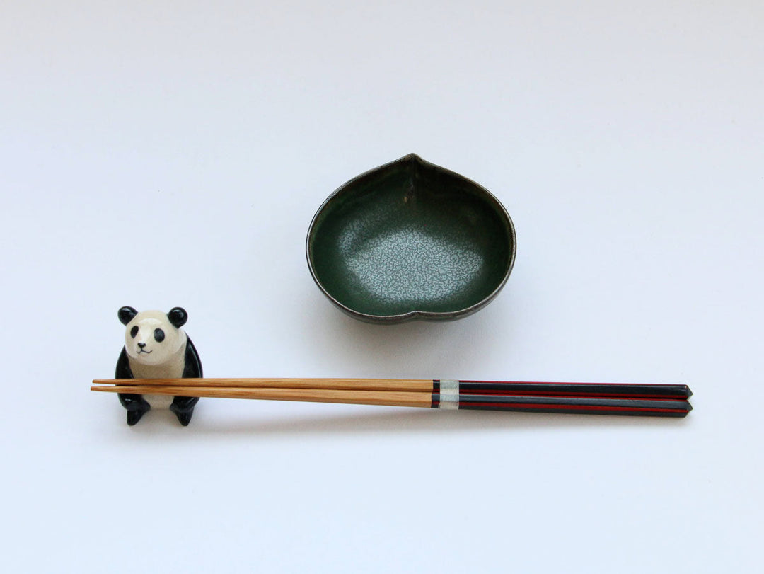 Peach Small Bowl with Green Rim Glaze - Crafted By Koyo Kiln