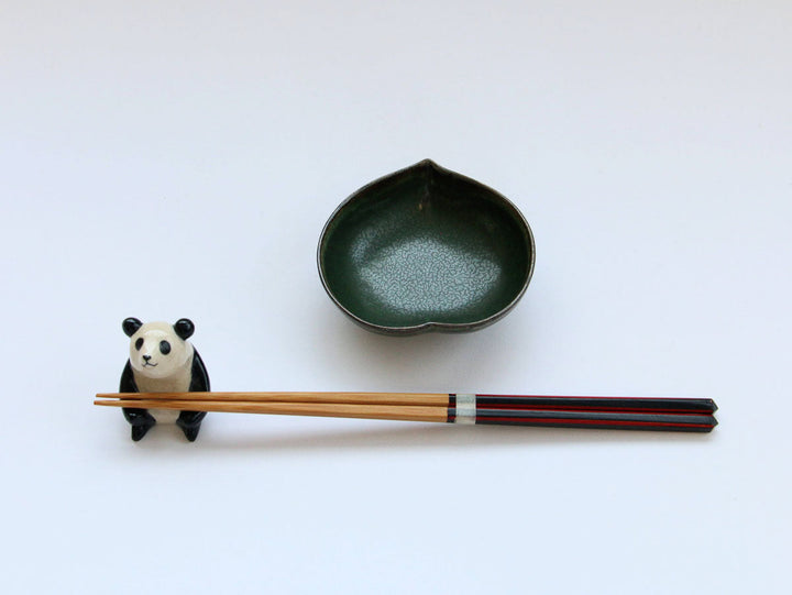 Peach Small Bowl with Green Rim Glaze - Crafted By Koyo Kiln
