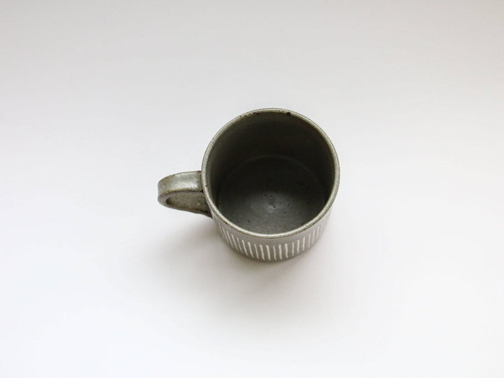 Gray Inlay Striped Mug - Crafted By Seitoen