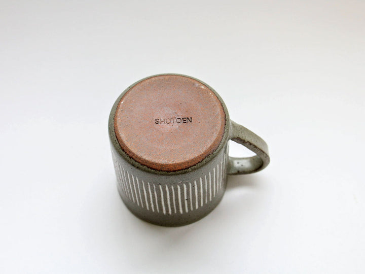 Gray Inlay Striped Mug - Crafted By Seitoen