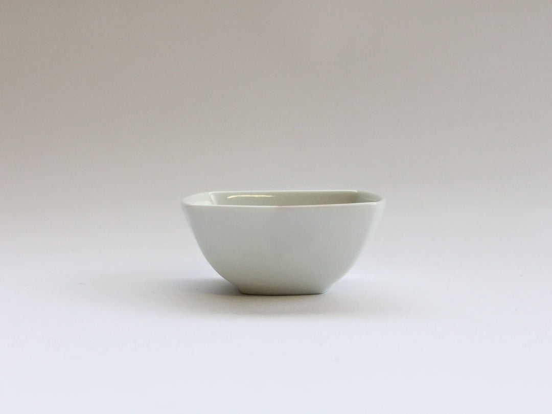 Akae Gourd Square Small Dish, Red — Hand-Painted Japanese Porcelain by Koso Kiln