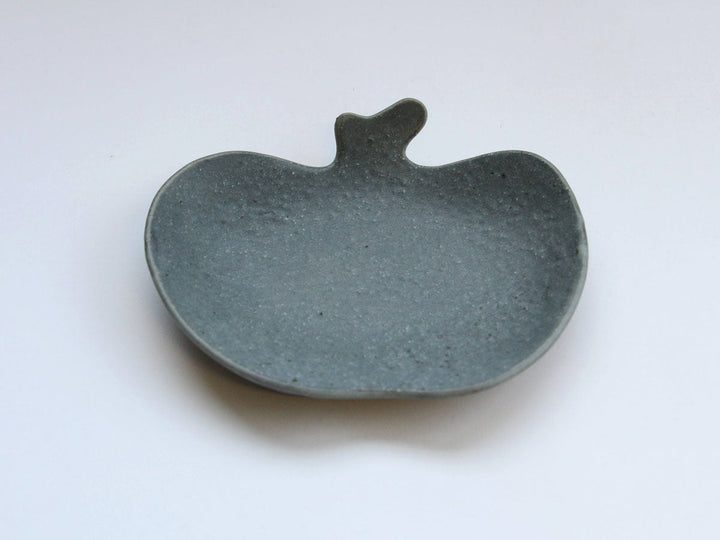 Gray Glaze Apple Plate Large Crafted By Furutani Pottery