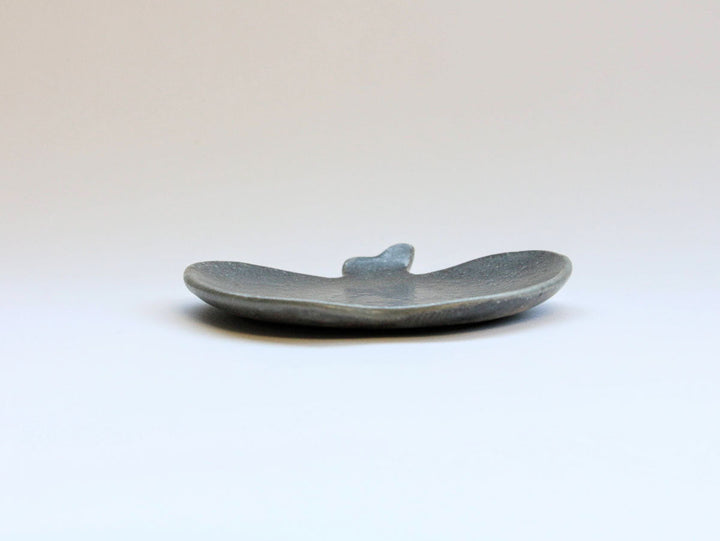 Gray Glaze Apple Plate Small Crafted By Furutani Pottery