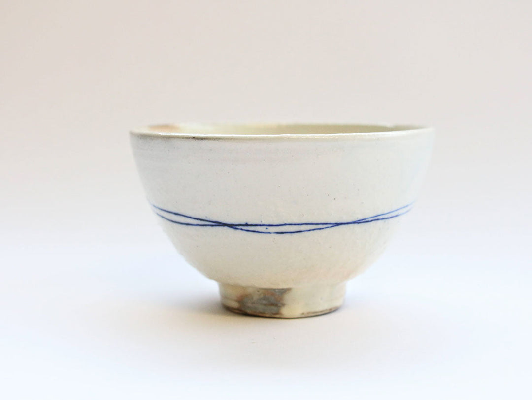 Gosu Line Rice Bowl Large Crafted By Furutani Pottery