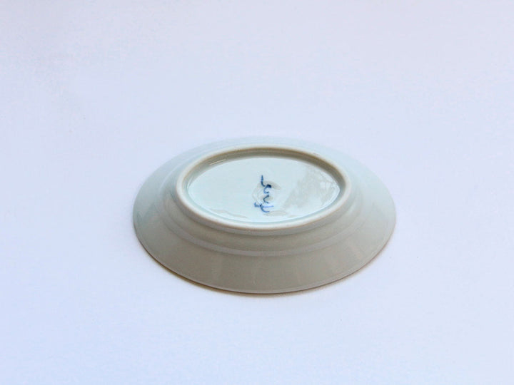 Petal-Pattern Oval Bowl, Small — Hand-Glazed Japanese Porcelain by Tokushichi Kiln