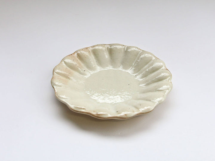 Iron-Speckled Lobed Deep Plate, Small — Hand-Glazed Japanese Pottery by Furutani Pottery