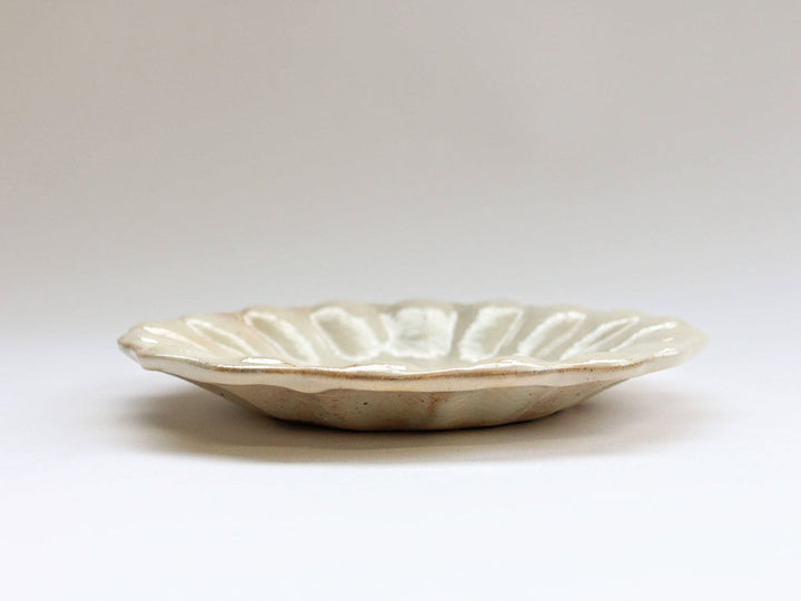 Iron-Speckled Lobed Deep Plate, Small — Hand-Glazed Japanese Pottery by Furutani Pottery