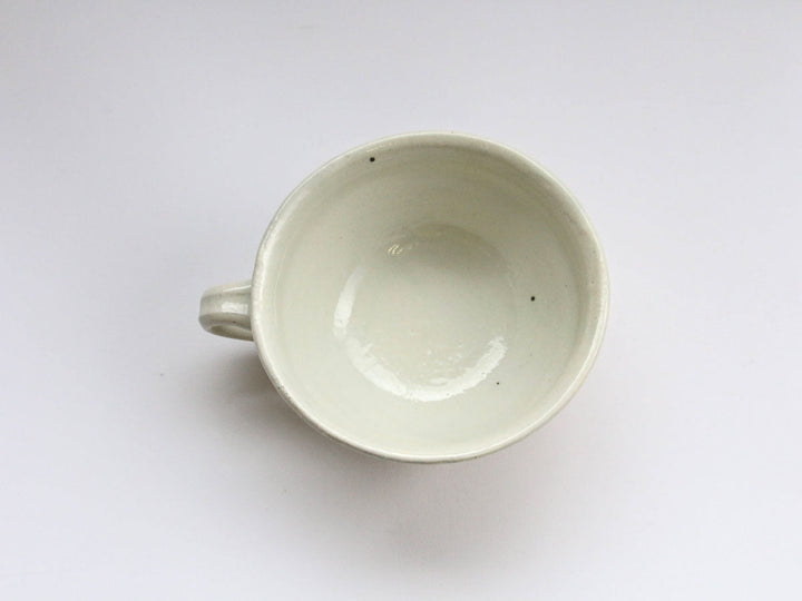 Iron-Speckled Engraved Soup Cup, Round — Hand-Glazed Japanese Pottery by Furutani Pottery