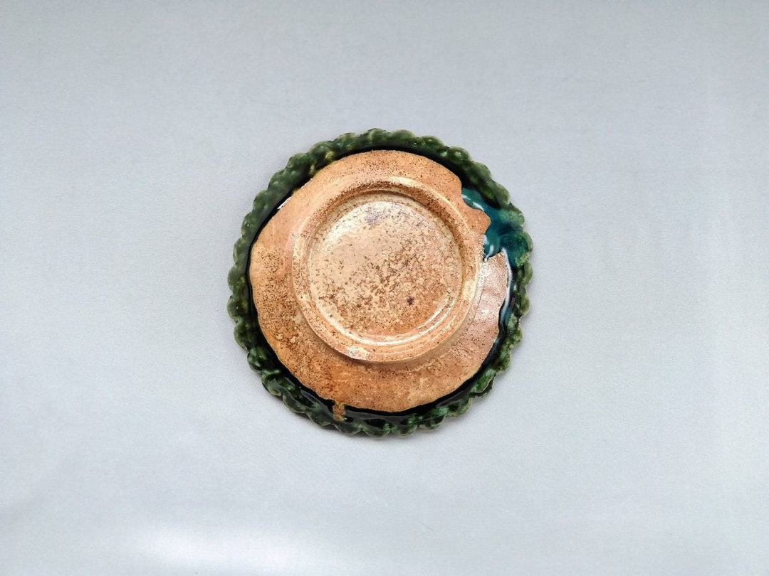 Oribe Chrysanthemum-Shaped Plate - Crafted By Masashi Sato
