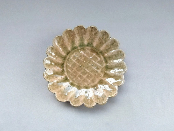 Ash Glazed Rinka Plate - Crafted By Hiroshi Sato