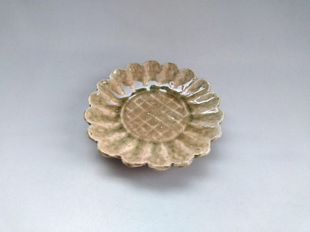 Ash Glazed Rinka Plate - Crafted By Hiroshi Sato