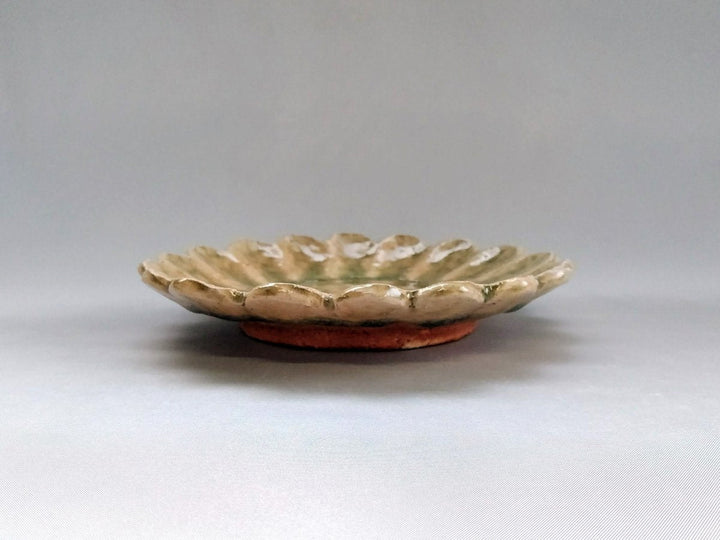 Ash Glazed Rinka Plate - Crafted By Hiroshi Sato