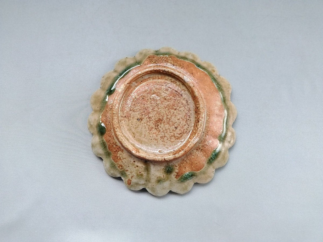 Ash Glazed Rinka Plate - Crafted By Hiroshi Sato