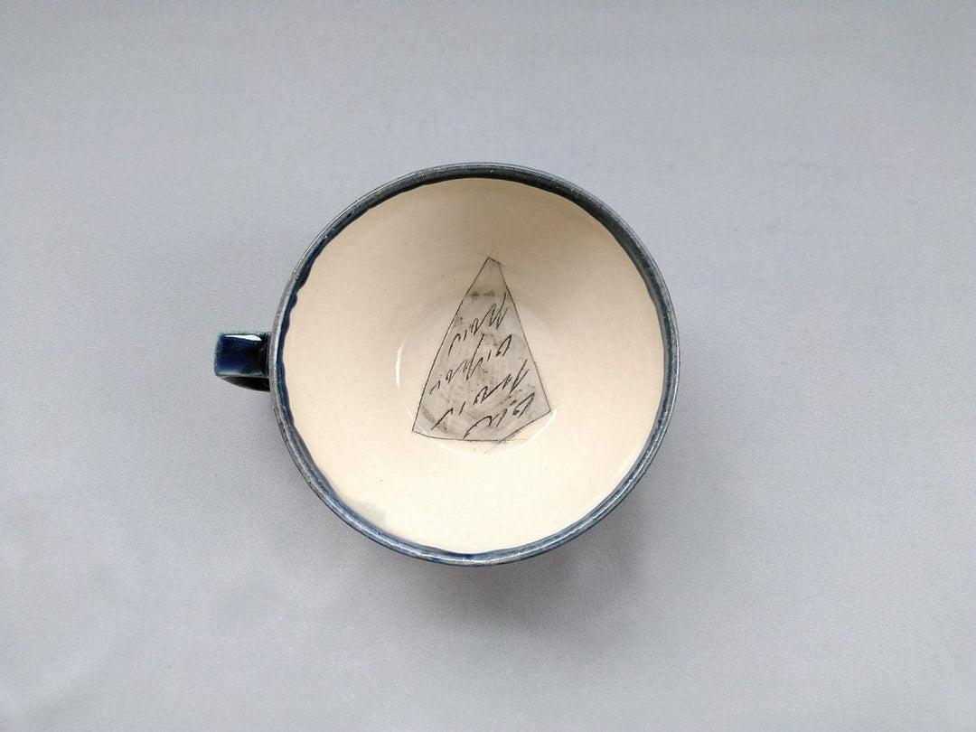 Cafe Soup Eye Blue - Crafted By Kakurin Kiln