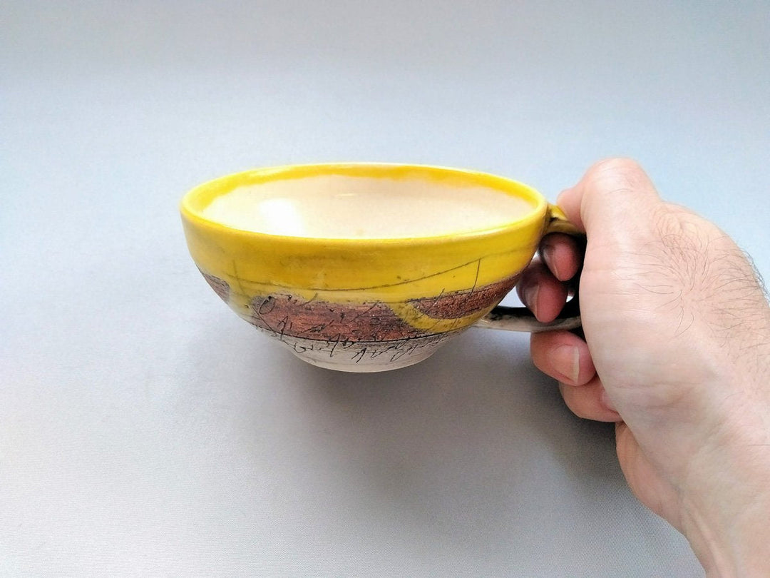 Cafe Soup Yellow — Hand-Glazed Japanese Pottery by Kakurin Kiln
