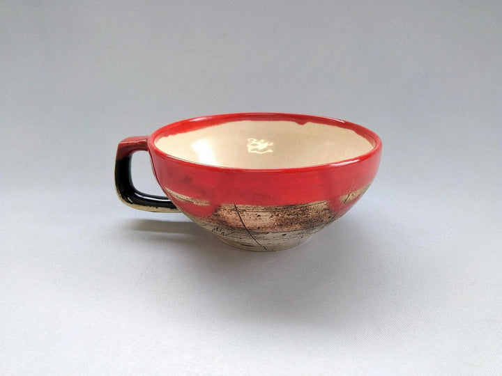 Cafe Soup Red - Crafted By Kakurin Kiln
