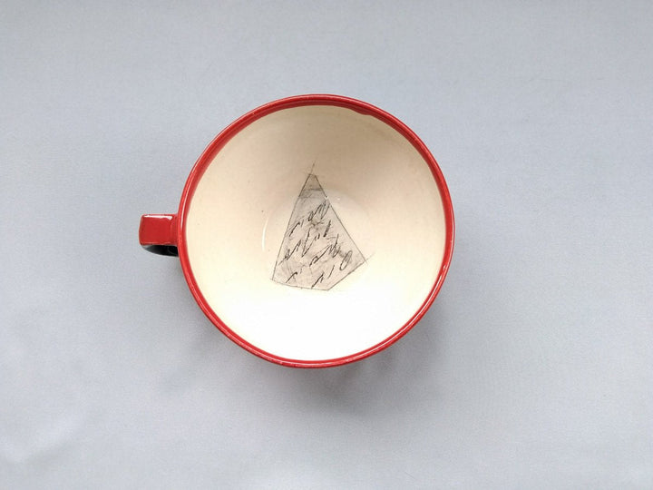 Cafe Soup Red - Crafted By Kakurin Kiln