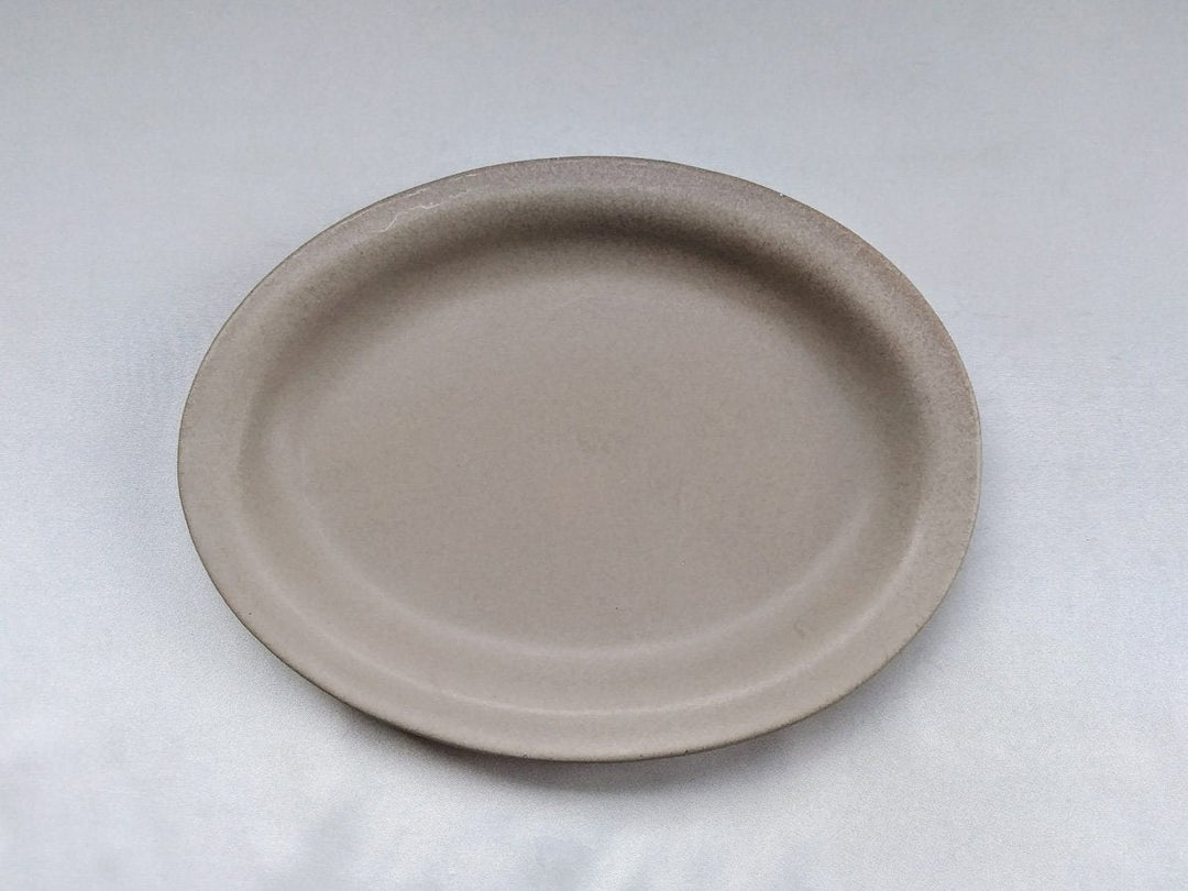 Color Matte Oval Plate M Gray - Crafted By Takuya Ohara