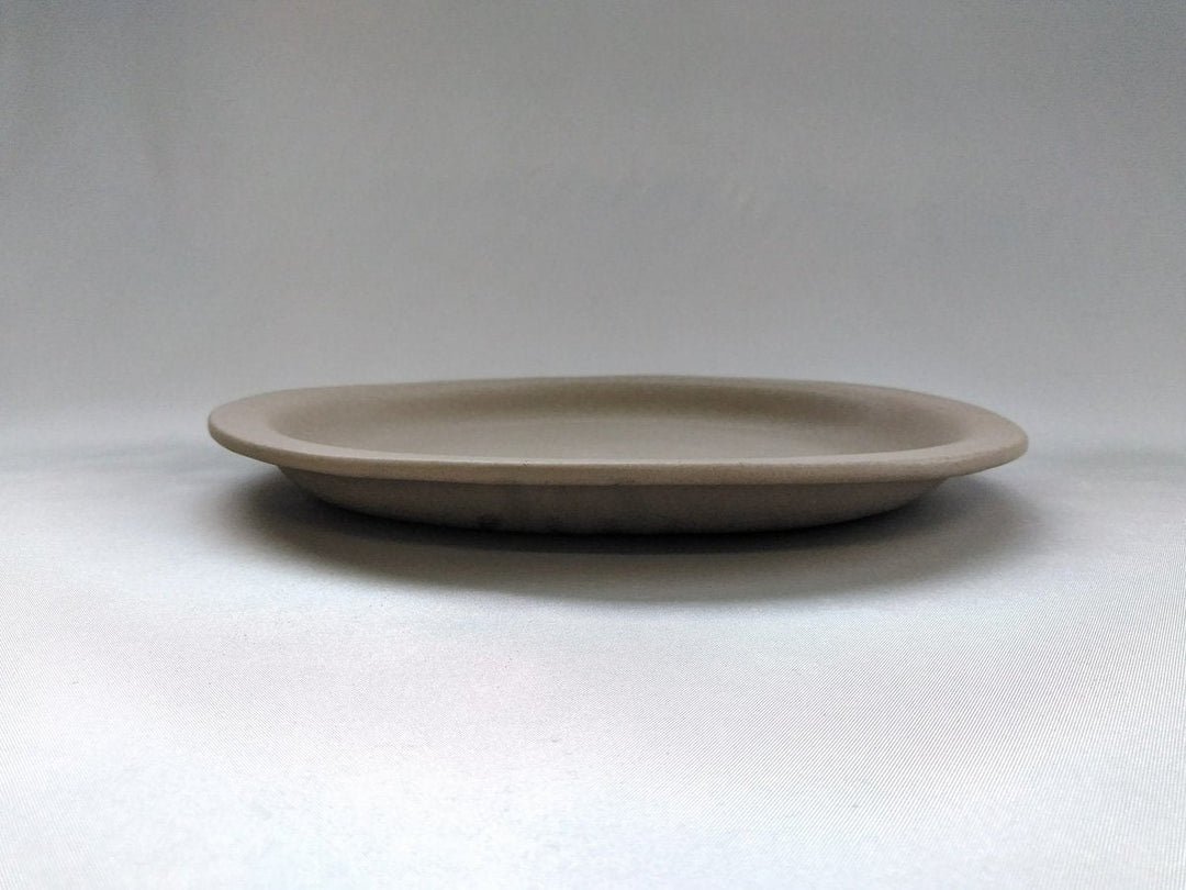 Color Matte Oval Plate M Gray - Crafted By Takuya Ohara