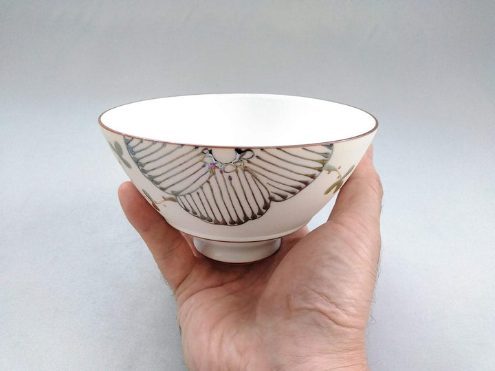 Luster Floral Kasuga Bowl Black Large - Crafted By Fukuho Kiln