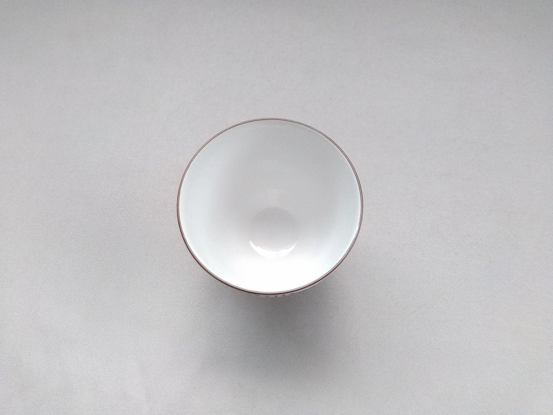 Raster Floral Kasuga Cup Black - Crafted By Fukuho Kiln