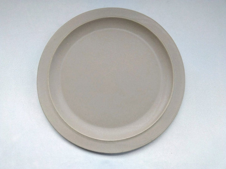 Color Matte Rim Plate Large Gray - Crafted By Takuya Ohara