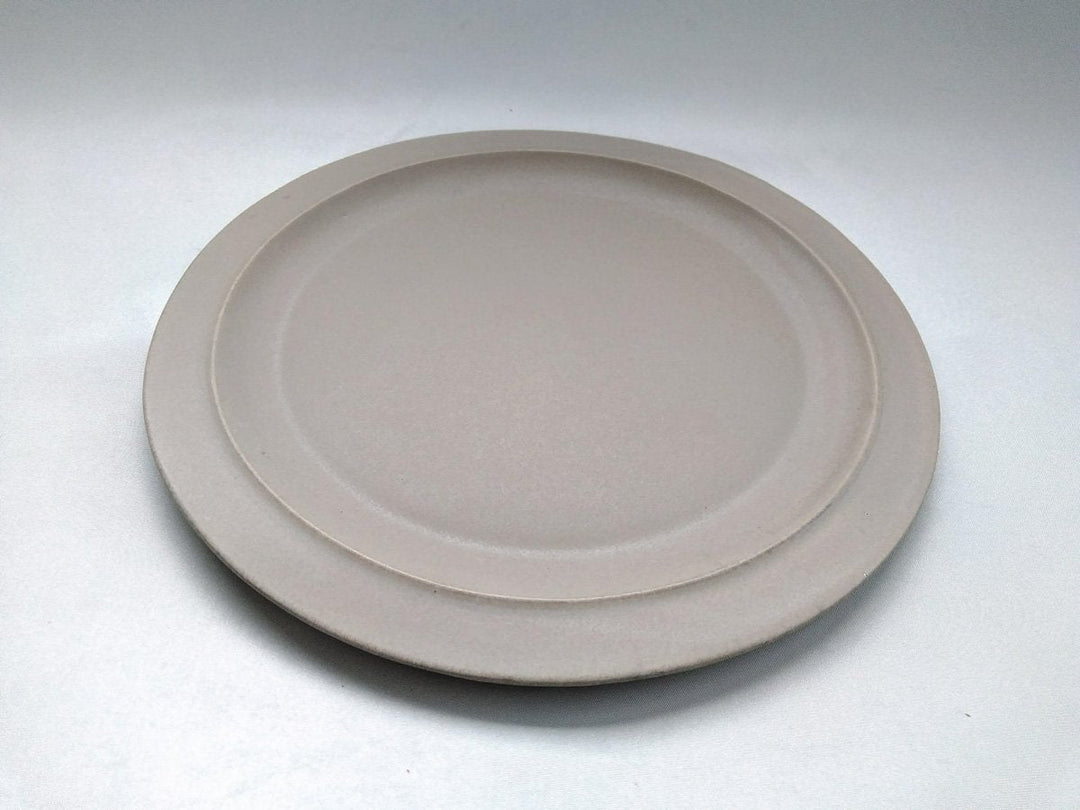 Color Matte Rim Plate Large Gray - Crafted By Takuya Ohara