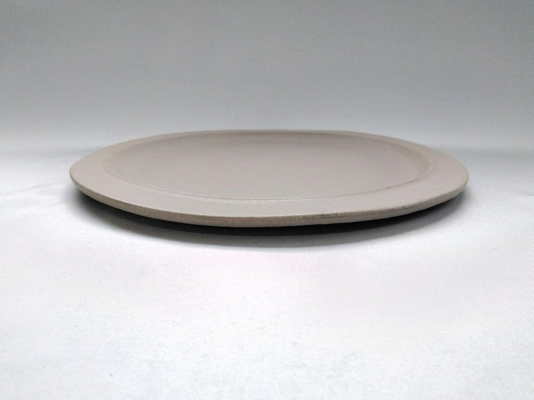 Color Matte Rim Plate Large Gray - Crafted By Takuya Ohara