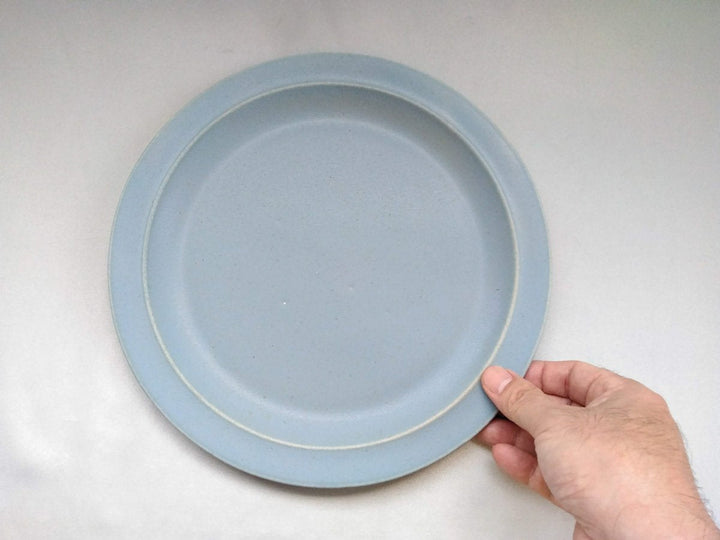 Color Matte Rim Plate Large Blue - Crafted By Takuya Ohara