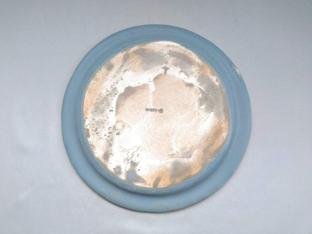Color Matte Rim Plate Large Blue - Crafted By Takuya Ohara