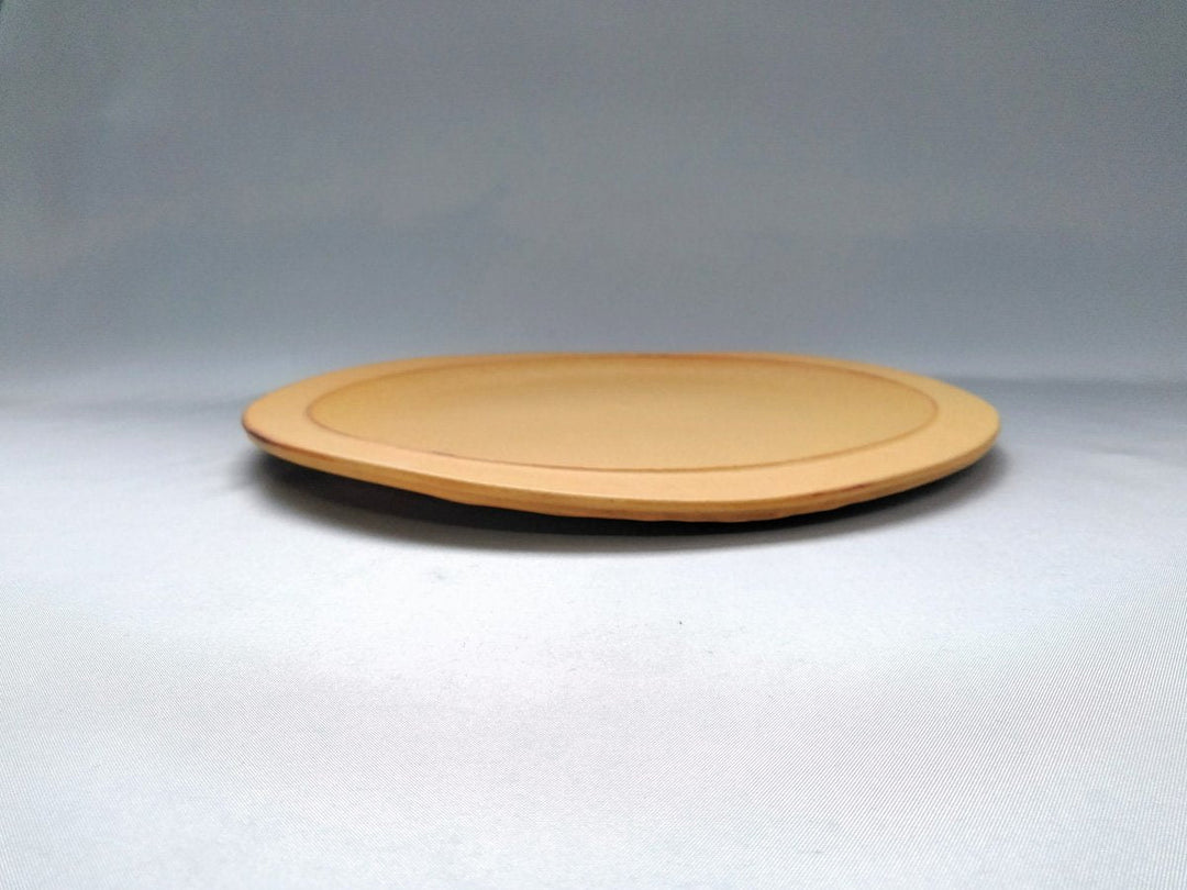 Color Matte Rim Plate Large Yellow - Crafted By Takuya Ohara