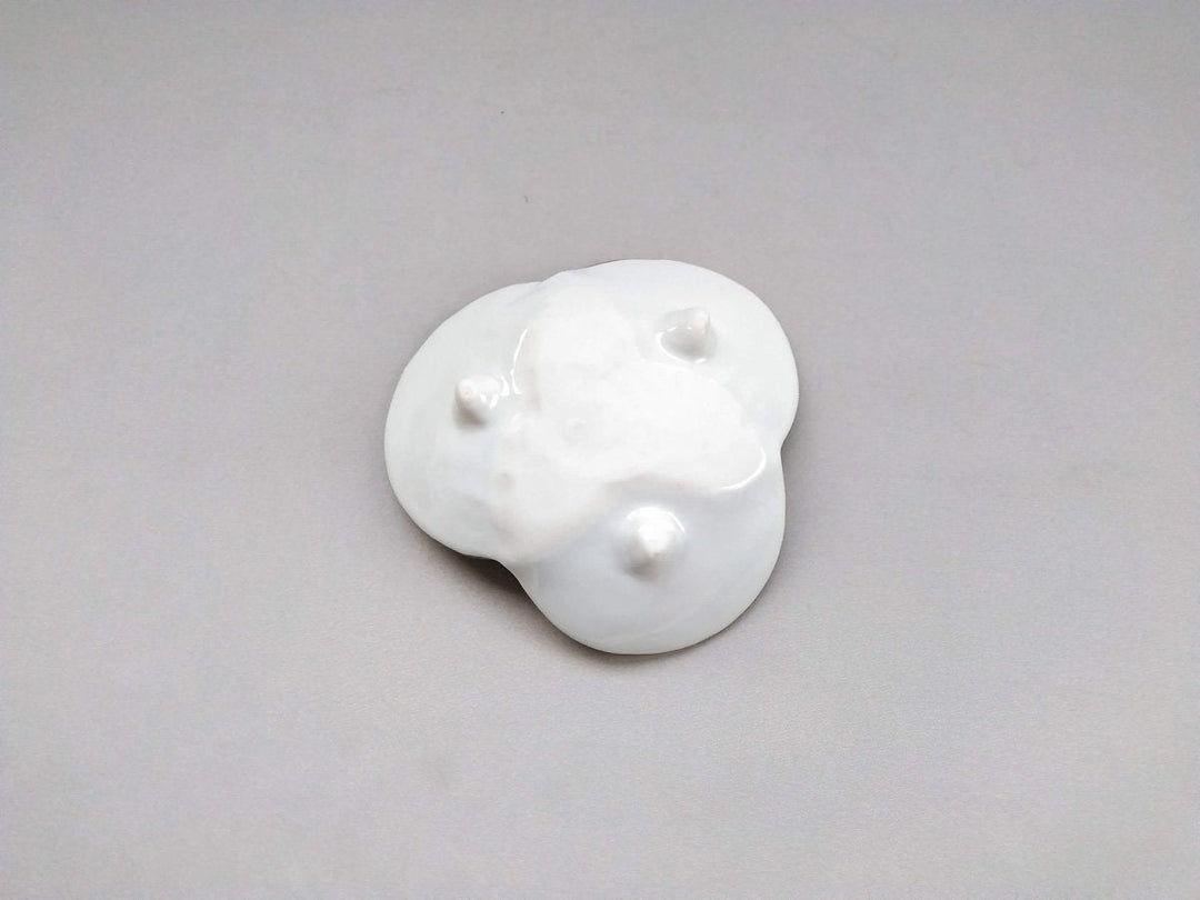 Old-Underglazed Gold-Colored Three-Legged Plate - Crafted By Jusen Kiln