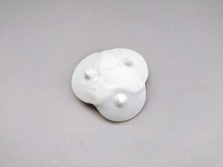 Old-Underglazed Gold-Colored Three-Legged Plate - Crafted By Jusen Kiln