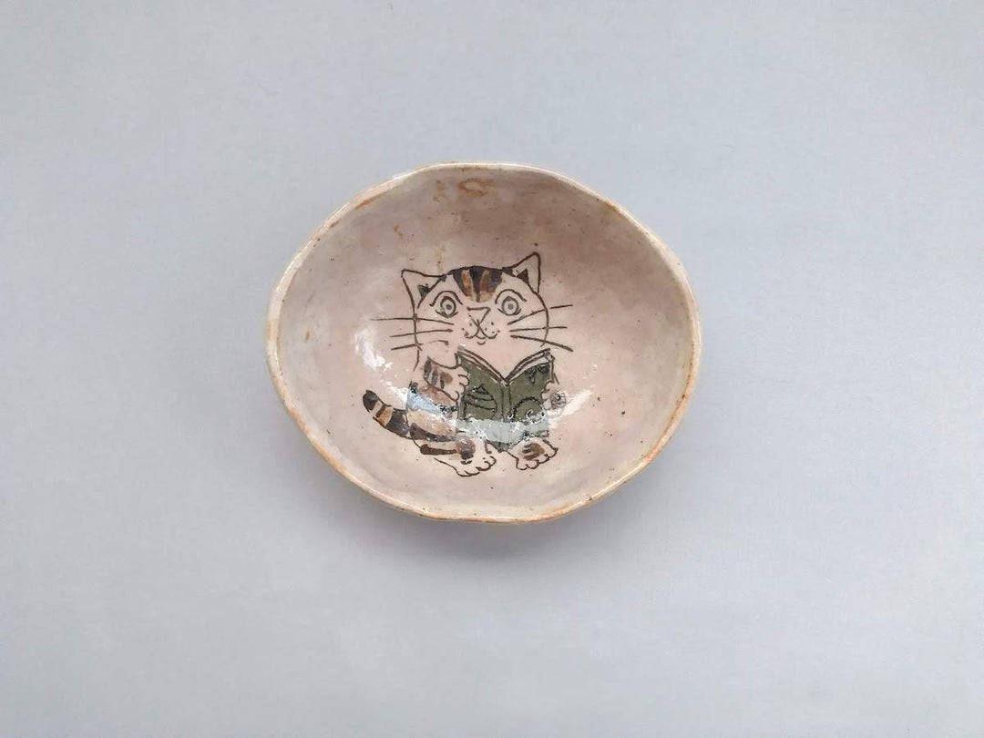 Cat Pattern Kobang Small Bowl - Crafted By Hiroshi Sato